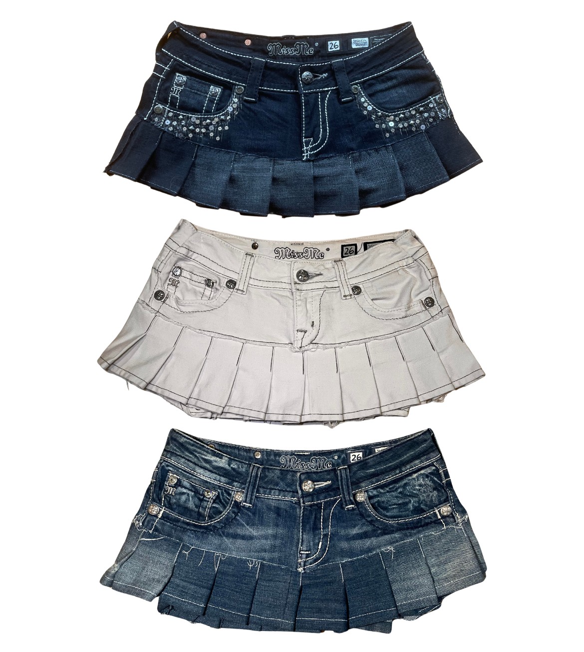 Custom Pleated Mini Skirt